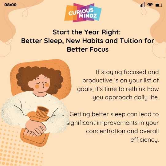 Sleep: The Secret to Sharper Focus