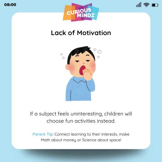 1. Lack of Motivation
