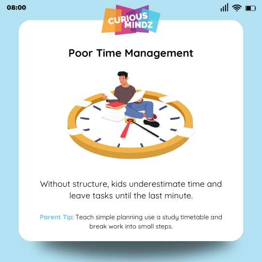 2. Poor Time Management