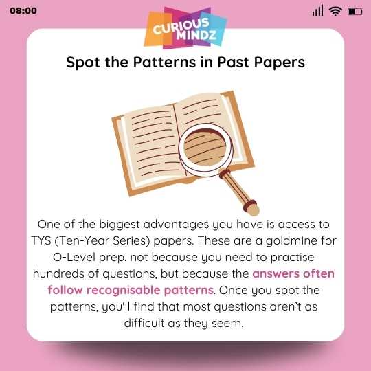 2. Spot the Patterns in Past Papers