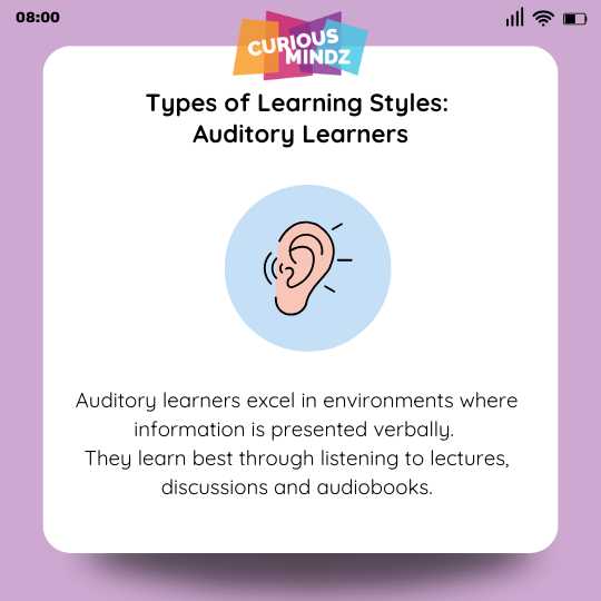 Auditory Learners