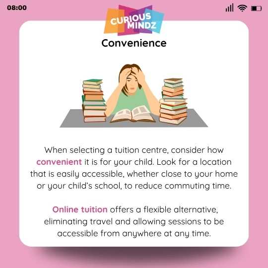 1. Convenience