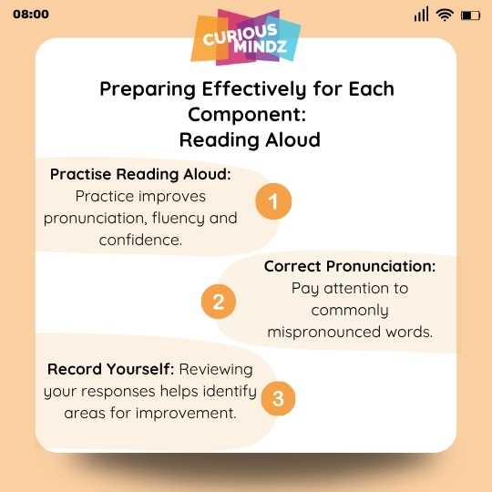 Preparing Effectively for Each Component