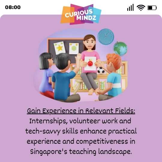 Gain Experience in Relevant Fields
