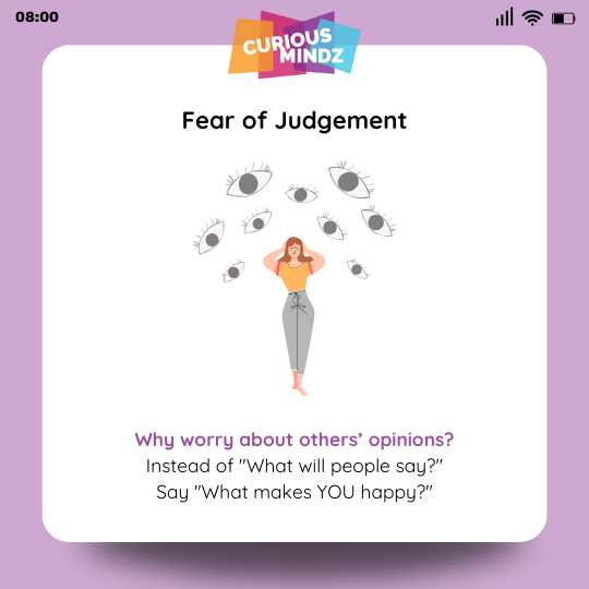 4. Fear of Judgement 👀😰