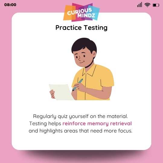 5. Practice Testing
