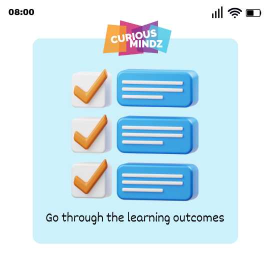 Go through the learning outcomes