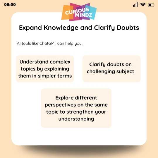 1. Expand Knowledge and Clarify Doubts

