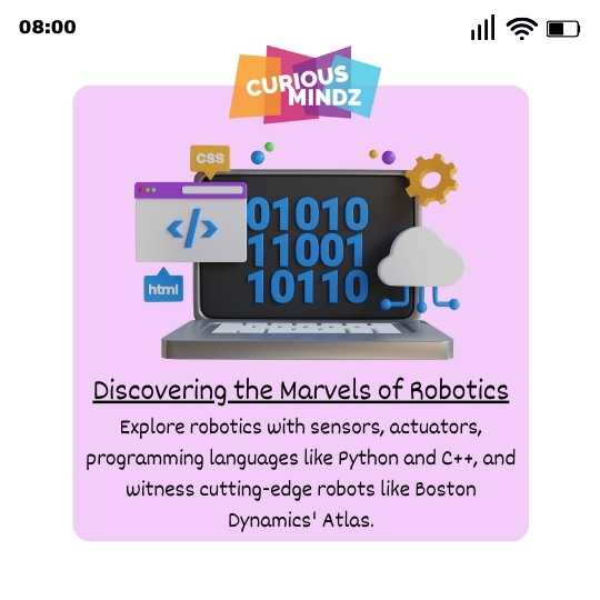 Discovering the Marvels of Robotics
