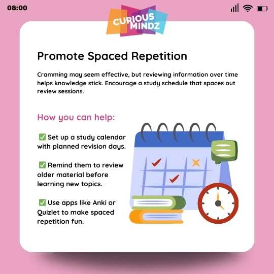 2. Promote Spaced Repetition
