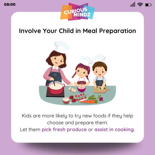 2. Involve Your Child in Meal Preparation