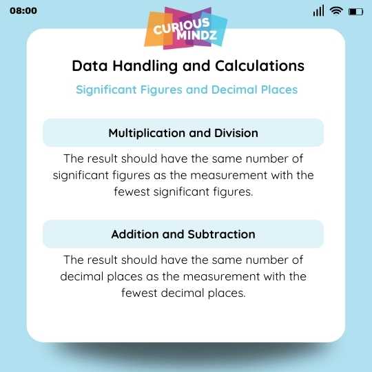 2. Data Handling and Calculations
