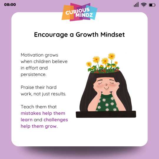 2. Encourage a Growth Mindset
