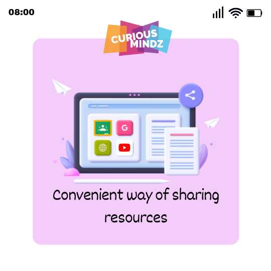 Convenient way of sharing resources
