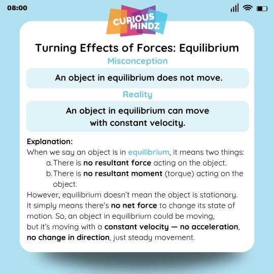 3. Turning Effects of Forces: Equilibrium