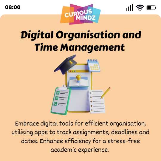 Digital Organisation and Time Management
