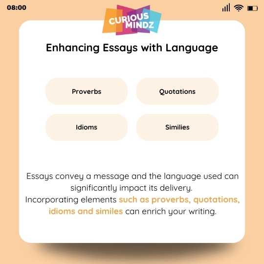 3. Enhancing Essays with Language

