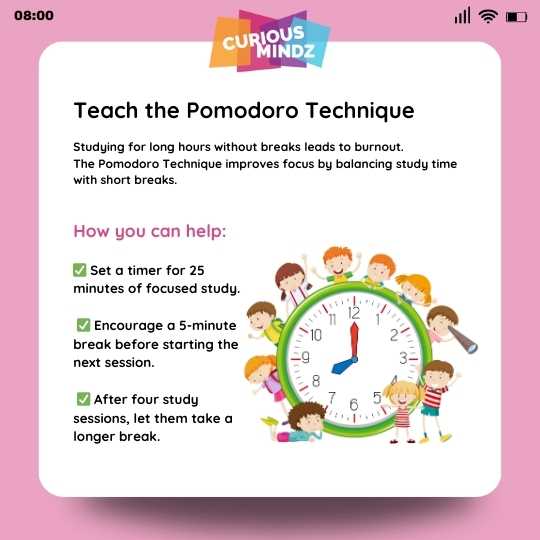 3. Teach the Pomodoro Technique
