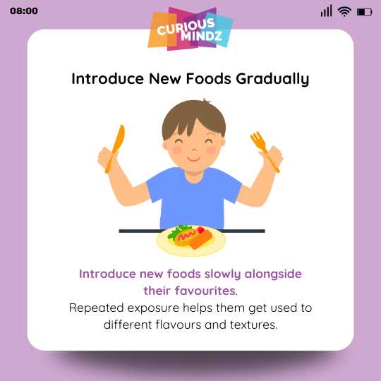 3. Introduce New Foods Gradually