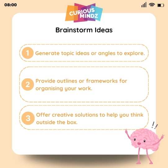3. Brainstorm Ideas
