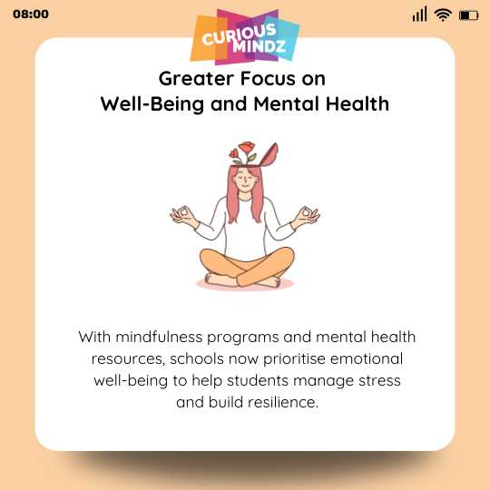 2. Greater Focus on Well-Being and Mental Health
