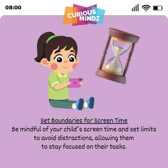 Set Boundaries for Screen Time
