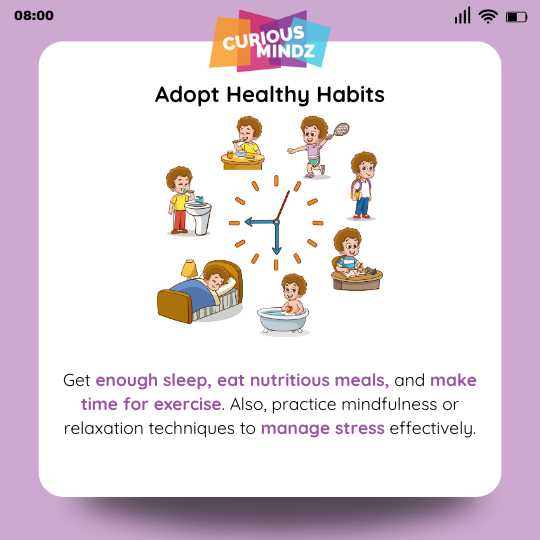 4. Adopt Healthy Habits