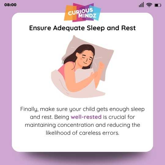 Ensure Adequate Sleep and Rest
