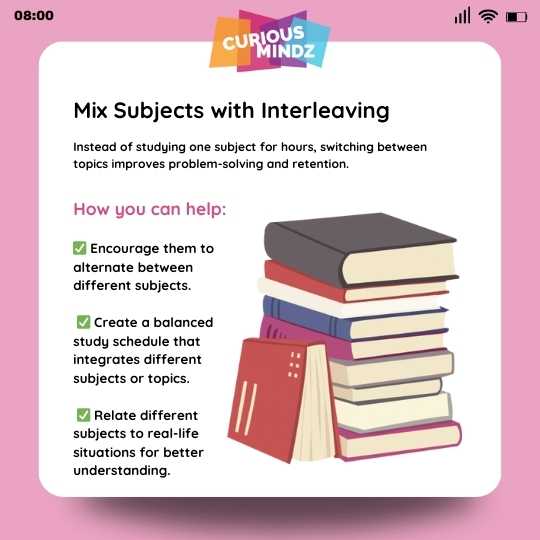 5. Mix Subjects with Interleaving
