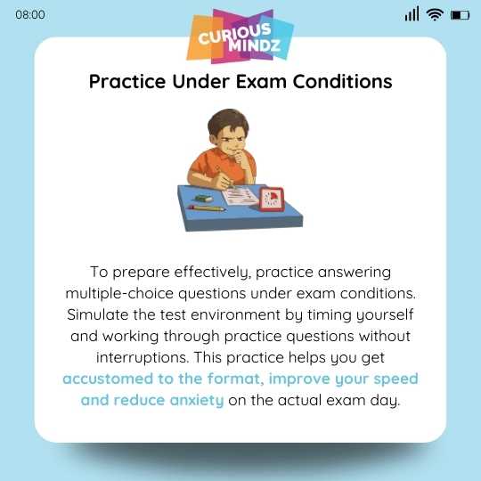 Practice Under Exam Conditions
